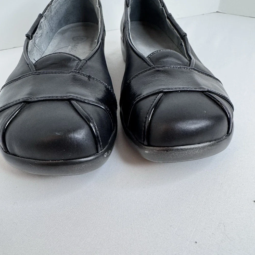 Naot Shoes Womens 38 Casual Slip On‎ Loafers Comfort Black Leather US 7 Flats